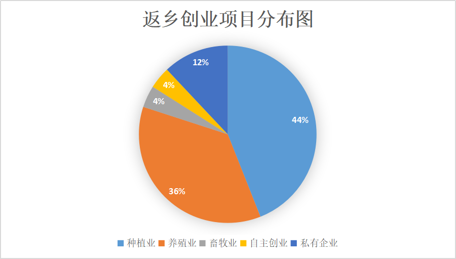图为返乡创业数额统计图 中国青年网通讯员 诸霖 供图